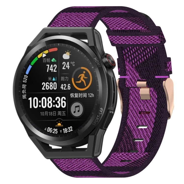 For Huawei Watch GT Runner 22mm Nylon Woven Watch Band