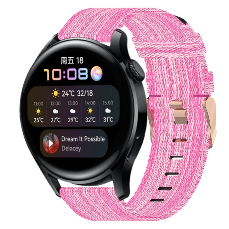 For Huawei Watch 3 22mm Nylon Woven Watch Band