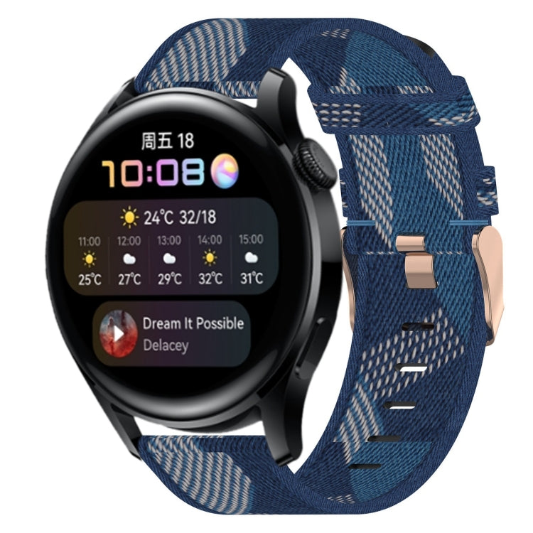 For Huawei Watch 3 22mm Nylon Woven Watch Band