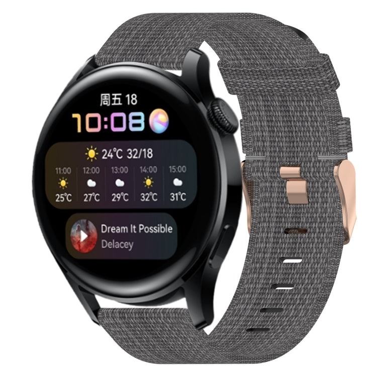 For Huawei Watch 3 22mm Nylon Woven Watch Band