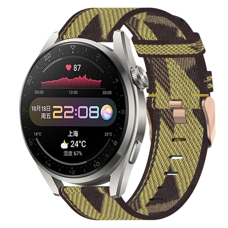 For Huawei Watch 3 Pro 22mm Nylon Woven Watch Band