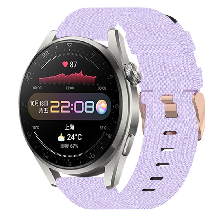 For Huawei Watch 3 Pro 22mm Nylon Woven Watch Band