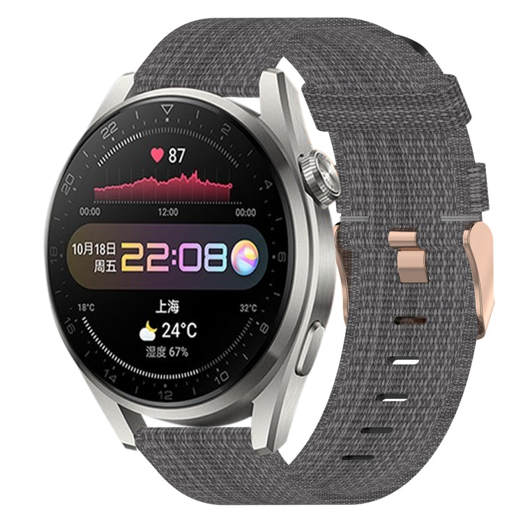 For Huawei Watch 3 Pro 22mm Nylon Woven Watch Band