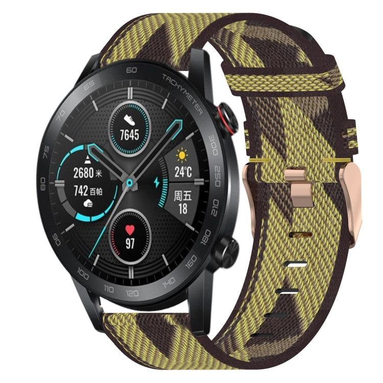 For Honor MagicWatch 2 46mm 22mm Nylon Woven Watch Band