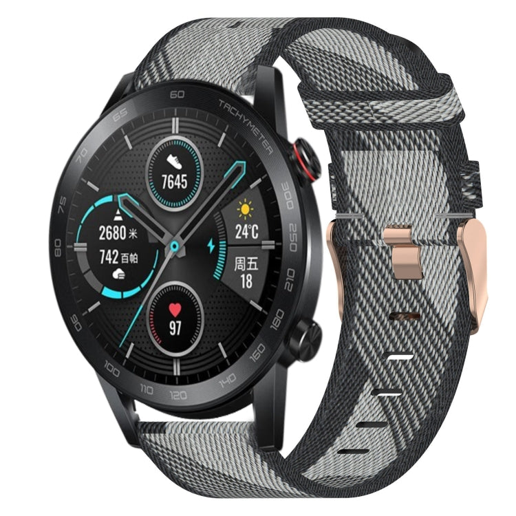 For Honor MagicWatch 2 46mm 22mm Nylon Woven Watch Band