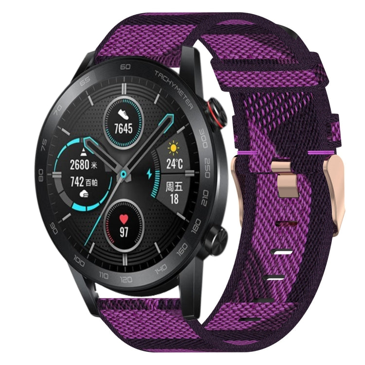 For Honor MagicWatch 2 46mm 22mm Nylon Woven Watch Band