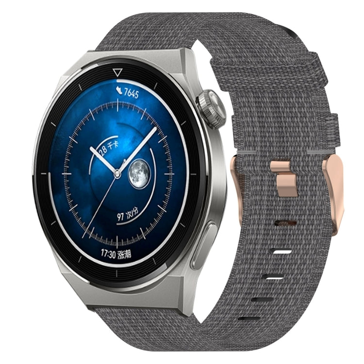 For Huawei Watch GT3 Pro 43mm 20mm Nylon Woven Watch Band