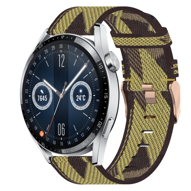 For Huawei Watch GT3 42mm 20mm Nylon Woven Watch Band