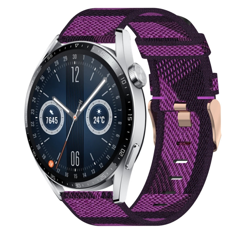 For Huawei Watch GT3 42mm 20mm Nylon Woven Watch Band