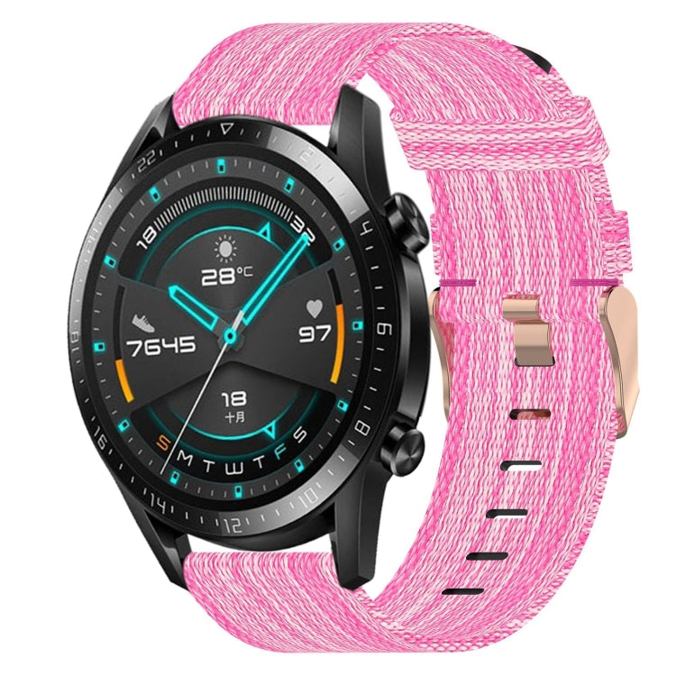 For Huawei Watch GT2 42mm 20mm Nylon Woven Watch Band