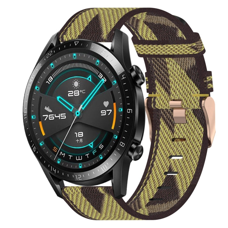 For Huawei Watch GT2 42mm 20mm Nylon Woven Watch Band