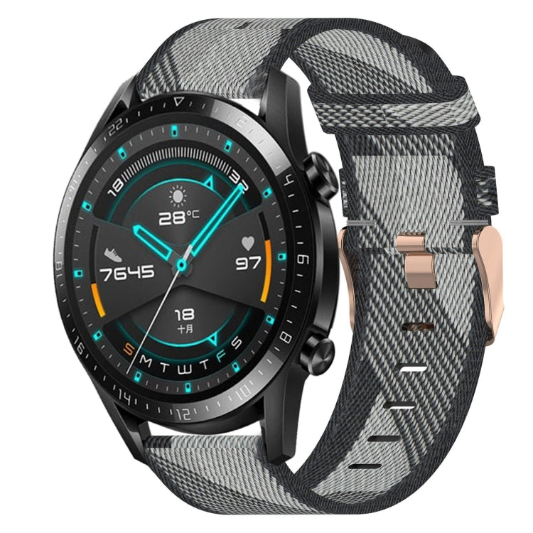 For Huawei Watch GT2 42mm 20mm Nylon Woven Watch Band