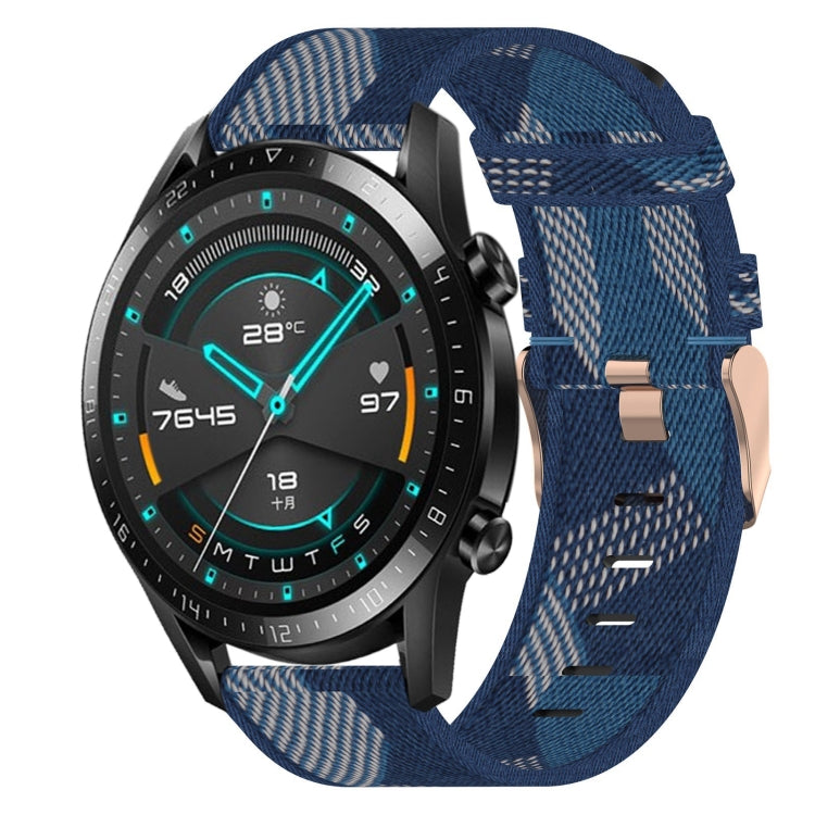 For Huawei Watch GT2 42mm 20mm Nylon Woven Watch Band