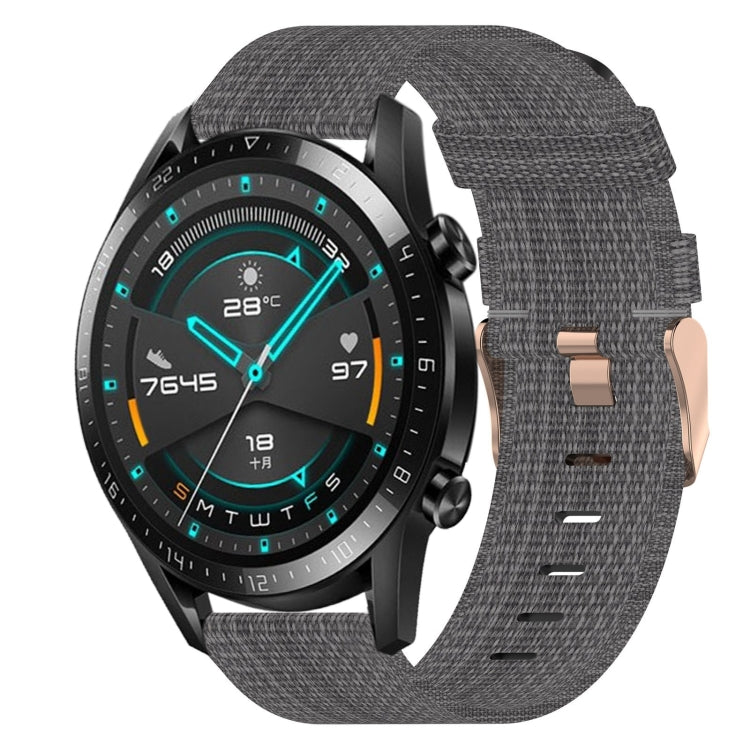 For Huawei Watch GT2 42mm 20mm Nylon Woven Watch Band