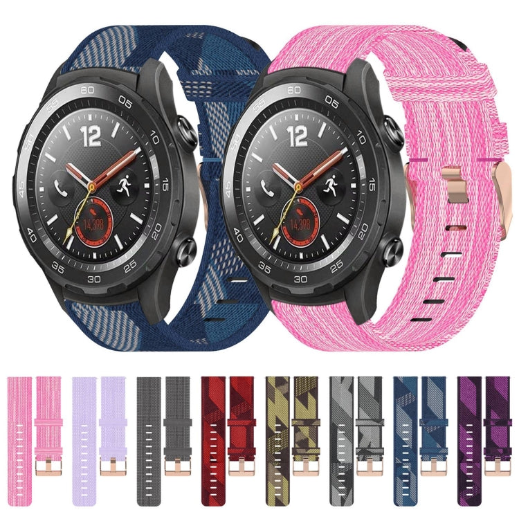 For Huawei Watch 2 20mm Nylon Woven Watch Band