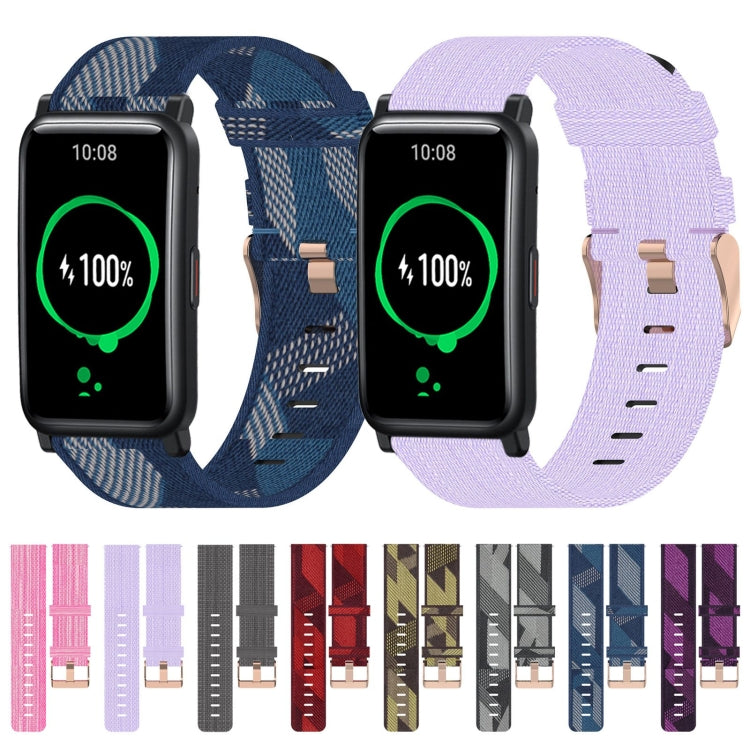 For Honor Watch ES 20mm Nylon Woven Watch Band