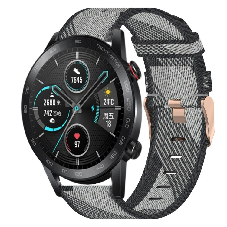 For Honor MagicWatch2 42mm 20mm Nylon Woven Watch Band