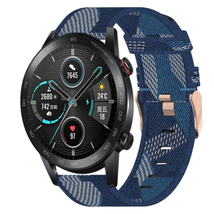 For Honor MagicWatch2 42mm 20mm Nylon Woven Watch Band