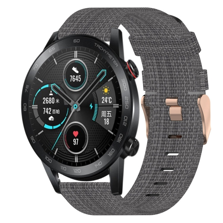 For Honor MagicWatch2 42mm 20mm Nylon Woven Watch Band
