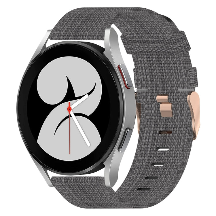 For Samsung Galaxy Watch 4 40mm 20mm Nylon Woven Watch Band