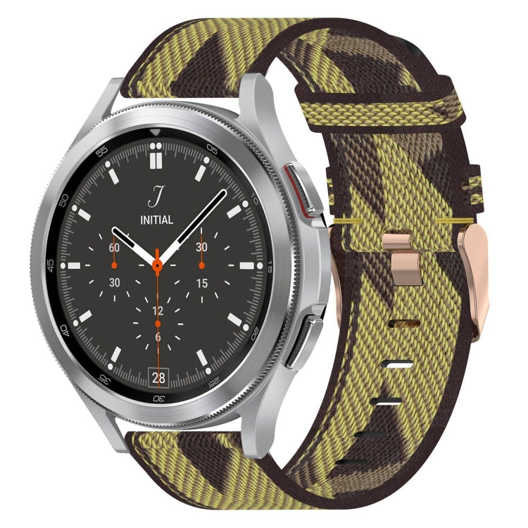 For Samsung  Galaxy Watch 4 Classic 46mm 20mm Nylon Woven Watch Band