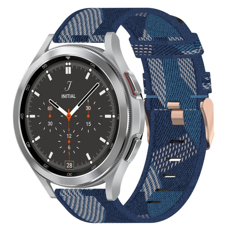 For Samsung  Galaxy Watch 4 Classic 46mm 20mm Nylon Woven Watch Band
