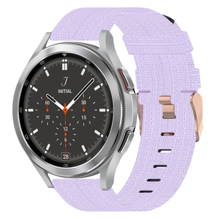 For Samsung  Galaxy Watch 4 Classic 46mm 20mm Nylon Woven Watch Band