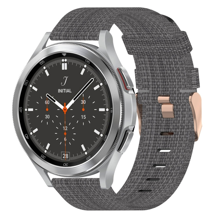 For Samsung  Galaxy Watch 4 Classic 46mm 20mm Nylon Woven Watch Band