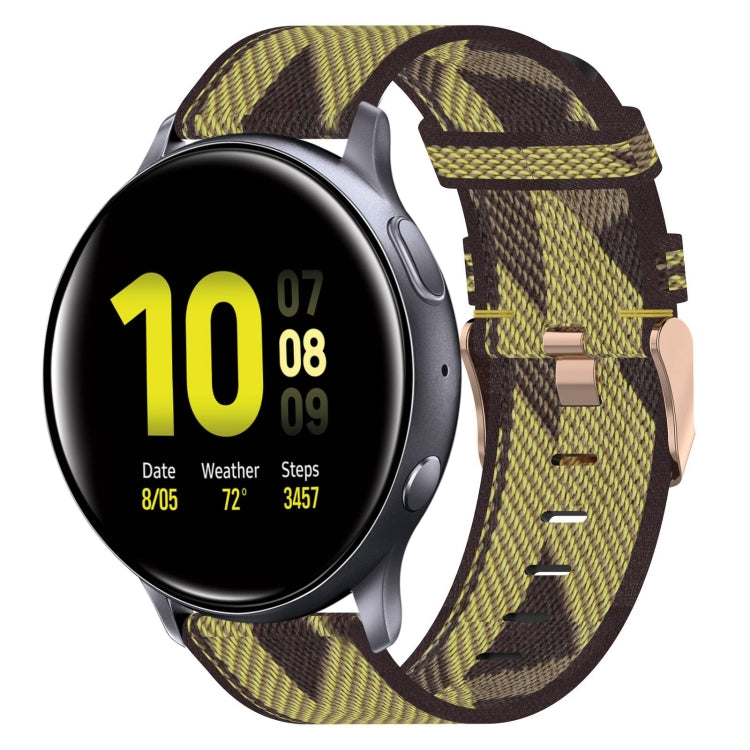 For Samsung Galaxy Watch Active 2 40mm 20mm Nylon Woven Watch Band