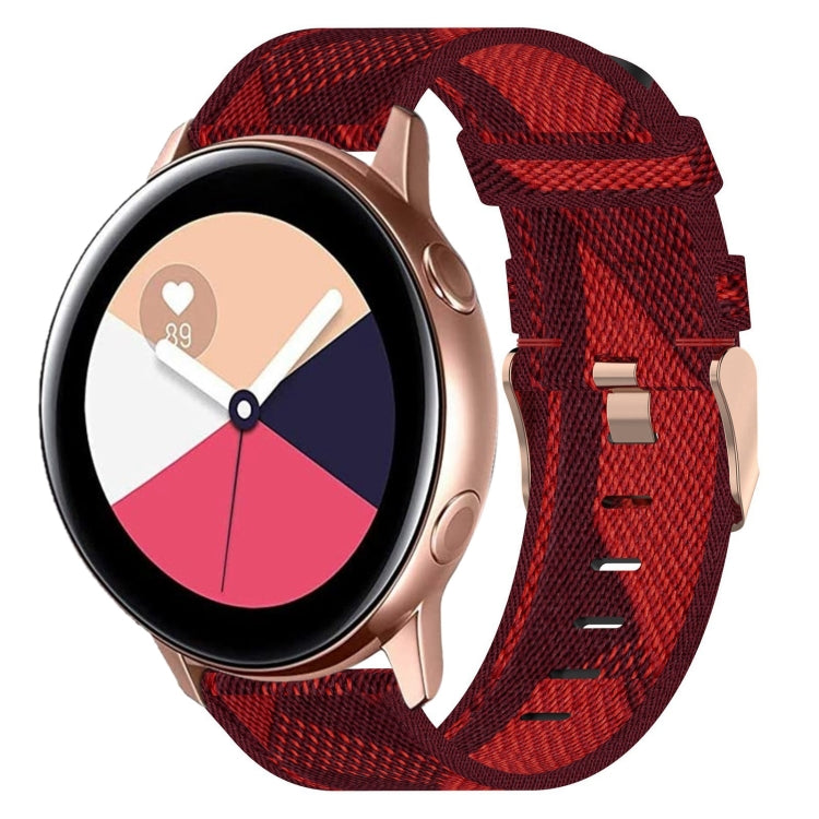 For Samsung Galaxy Watch Active 40mm 20mm Nylon Woven Watch Band