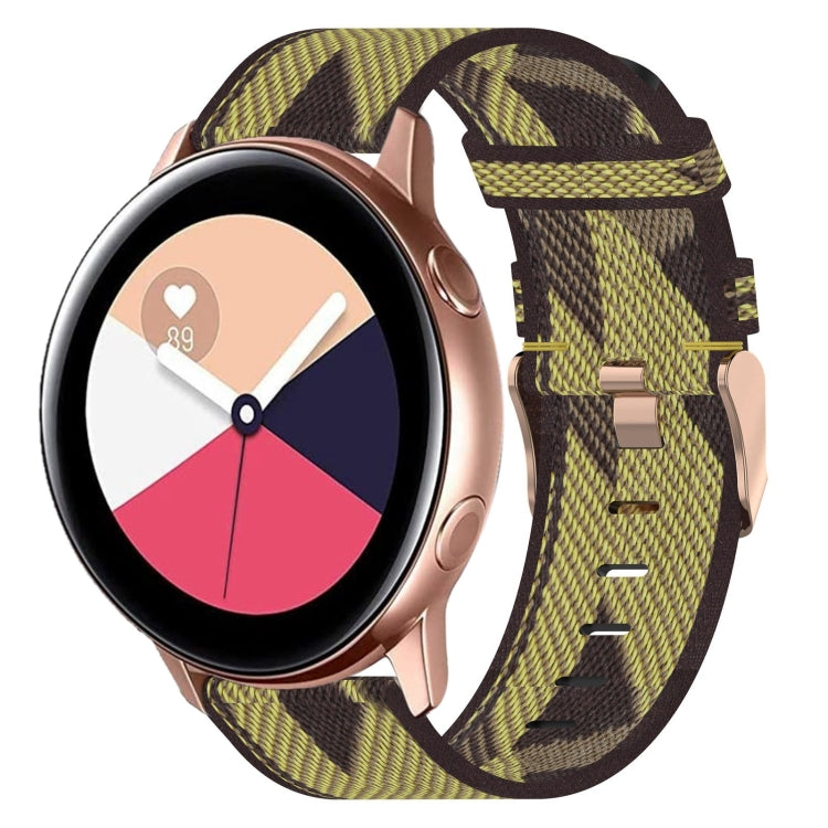 For Samsung Galaxy Watch Active 40mm 20mm Nylon Woven Watch Band