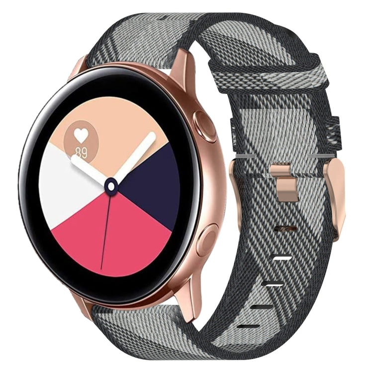 For Samsung Galaxy Watch Active 40mm 20mm Nylon Woven Watch Band