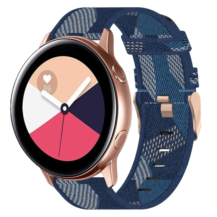 For Samsung Galaxy Watch Active 40mm 20mm Nylon Woven Watch Band