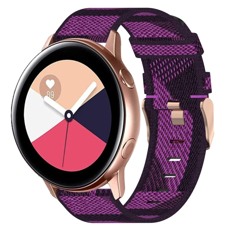 For Samsung Galaxy Watch Active 40mm 20mm Nylon Woven Watch Band