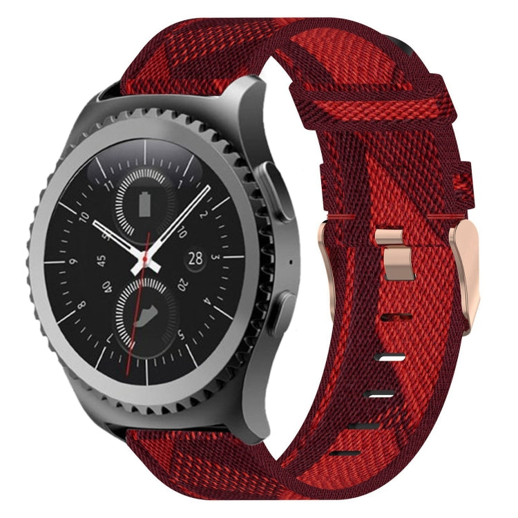 For Samsung Gear S2 Classic 20mm Nylon Woven Watch Band
