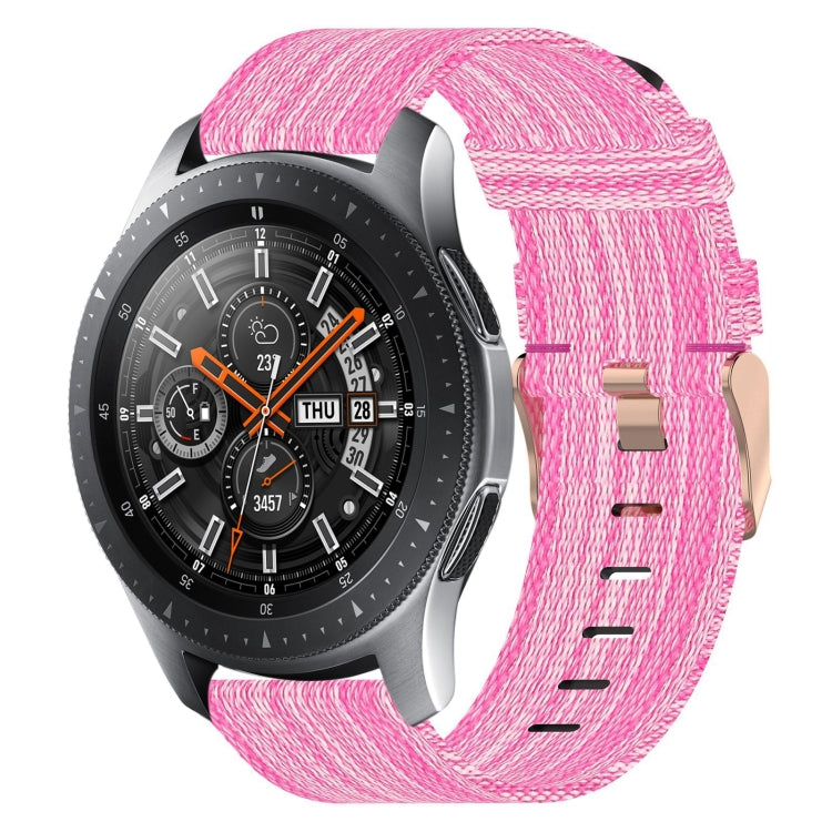 For Samsung Galaxy Watch 46mm 22mm Nylon Woven Watch Band