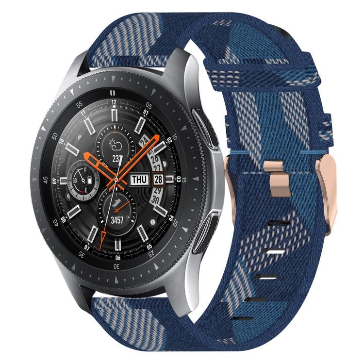 For Samsung Galaxy Watch 46mm 22mm Nylon Woven Watch Band