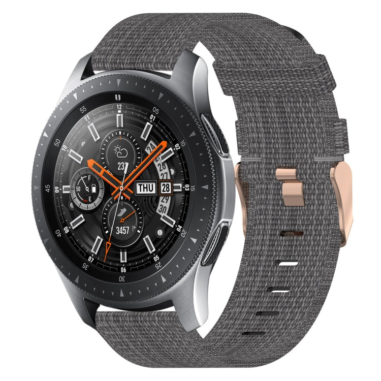 For Samsung Galaxy Watch 46mm 22mm Nylon Woven Watch Band