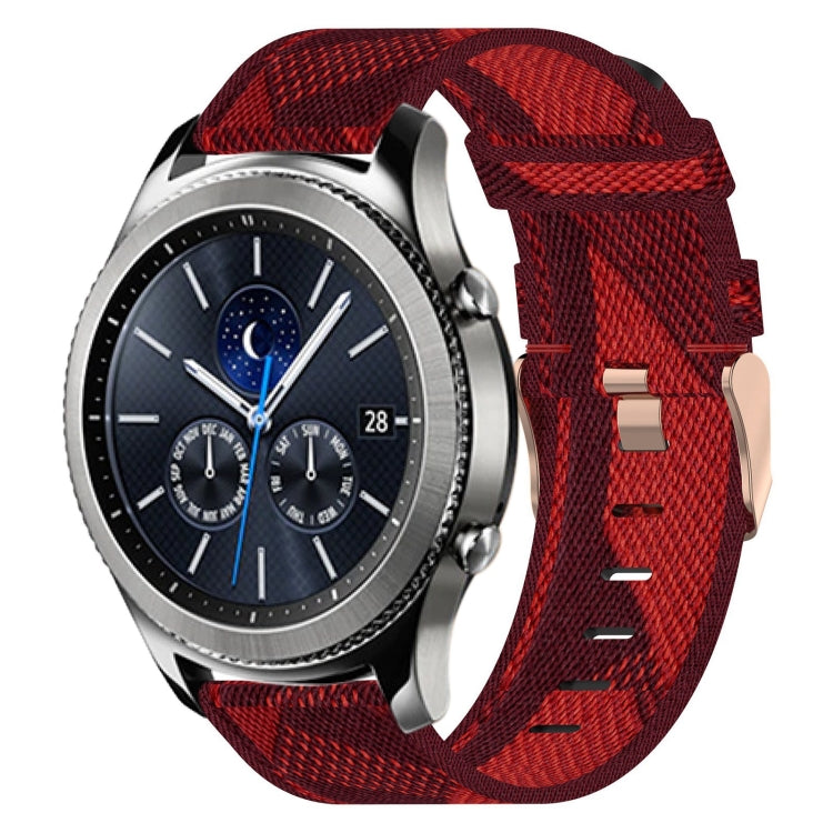 For Samsung Gear S3 Classic 22mm Nylon Woven Watch Band
