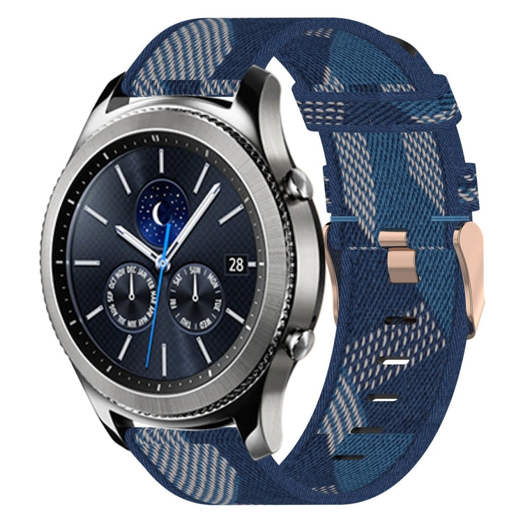 For Samsung Gear S3 Classic 22mm Nylon Woven Watch Band