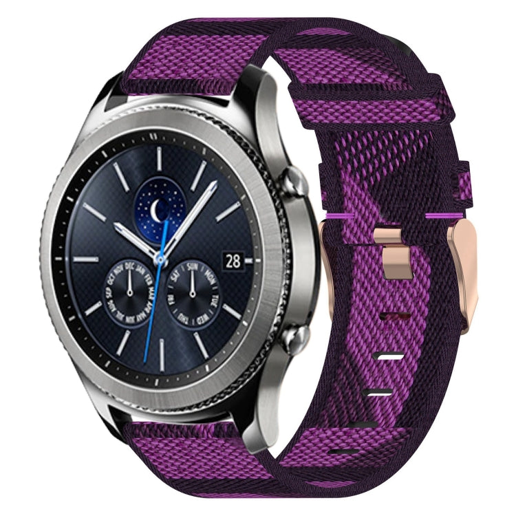 For Samsung Gear S3 Classic 22mm Nylon Woven Watch Band