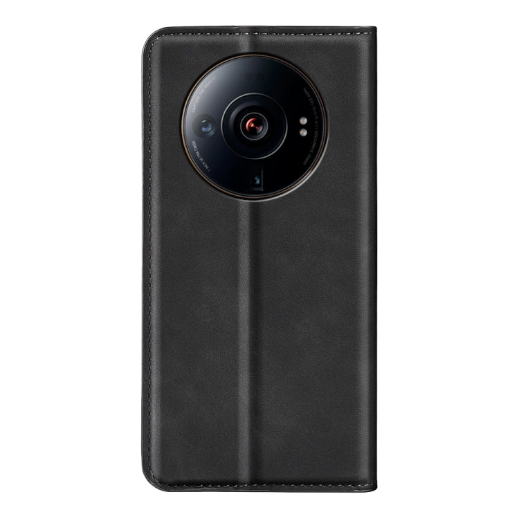 For Xiaomi 12S Ultra Retro-skin  Magnetic Suction Leather Phone Case