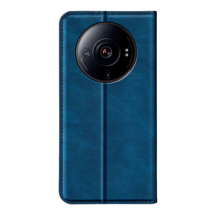 For Xiaomi 12S Ultra Retro-skin  Magnetic Suction Leather Phone Case