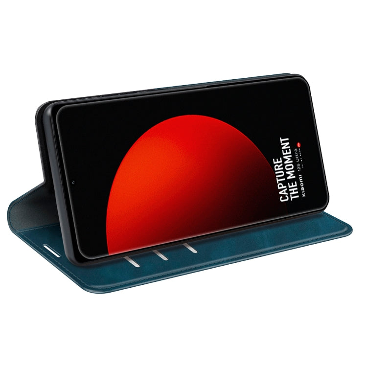 For Xiaomi 12S Ultra Retro-skin  Magnetic Suction Leather Phone Case