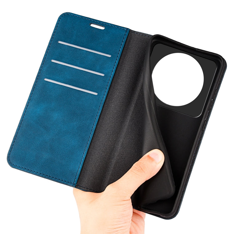For Xiaomi 12S Ultra Retro-skin  Magnetic Suction Leather Phone Case