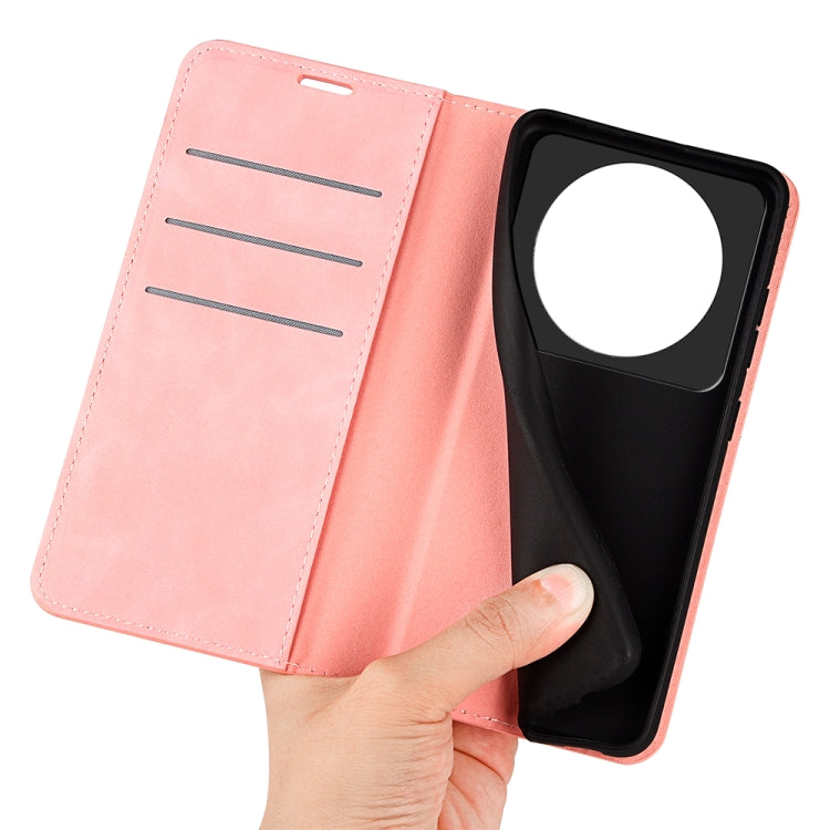 For Xiaomi 12S Ultra Retro-skin  Magnetic Suction Leather Phone Case