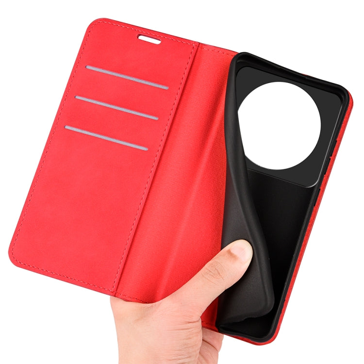 For Xiaomi 12S Ultra Retro-skin  Magnetic Suction Leather Phone Case