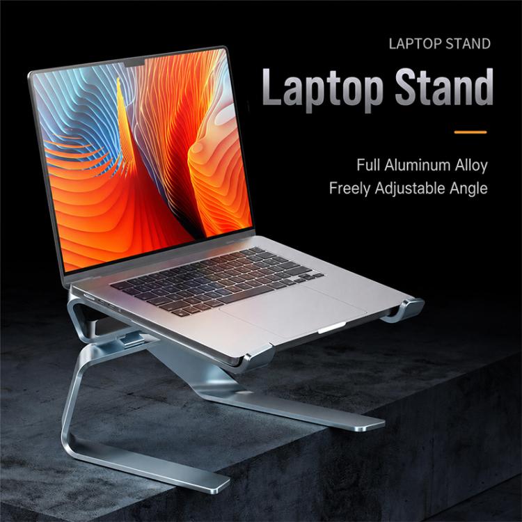 BONERUY P69 Laptop Stand Tablets Holder Heat Dissipation Aluminum Alloly Stand - Grey