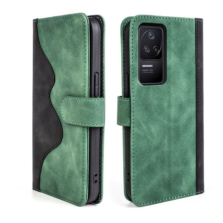 For Xiaomi Redmi K40S Stitching Horizontal Flip Leather Phone Case