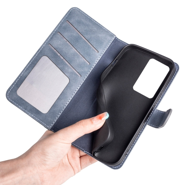 For Xiaomi Redmi K40S Stitching Horizontal Flip Leather Phone Case